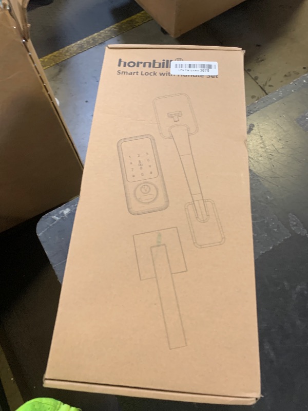 Photo 1 of Hornbill Smart Keypad Door Lock Set, Keyless Entry Front Door with Handle, Alexa Smart Deadbolt Lock Set, Bluetooth Digital Touchscreen with APP/IC Card/Auto&One-Touch Lock