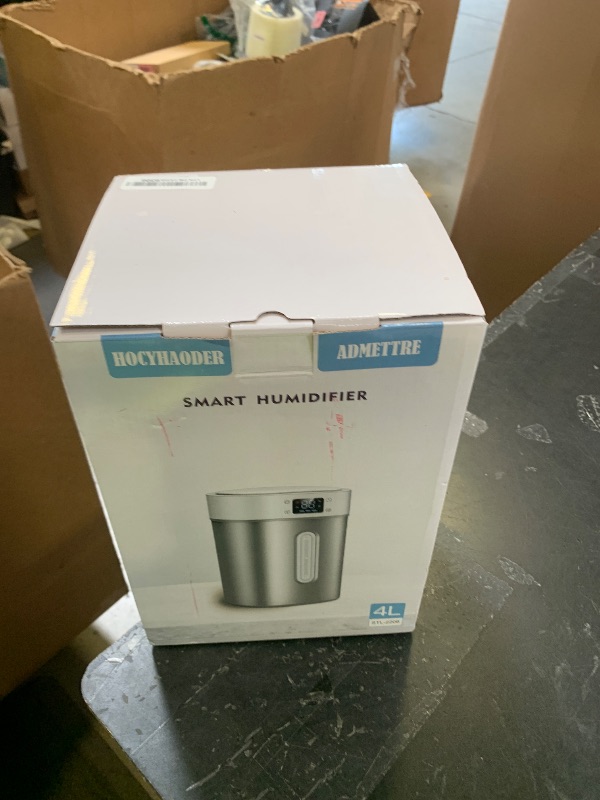 Photo 1 of Humidifiers for Bedroom Large Room Baby, 4L Ultrasonic Cool Mist Humidifier, 304 Stainless Steel humidifiers, Auto Humidity Control, Humidity Display, Night Light, Quiet,Timer,Aromatherapy