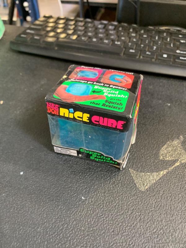 Photo 1 of Schylling NeeDoh Nice Cube -Sensory Squeeze Toy with Super Solid Squish - 2.25" Cube
