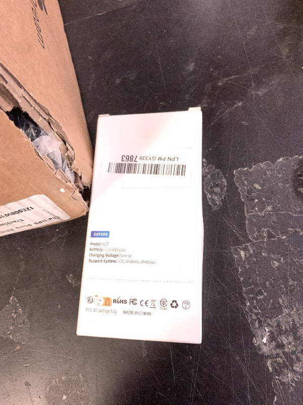 Photo 1 of Sisism Bluetooth Headset, Wireless Bluetooth Earpiece with LED Display Charging Case, V5.3 Hands Free Noise Canceling Headphones with Dual-Mic for Computer/Laptop/Cell Phones/Home/Office/Trucker