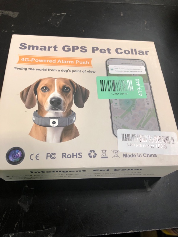Photo 1 of Wireless Dog Fence System, GPS Dog Fence Collar with 2K Camera, Live Video & Recording, Virtual Fence, GPS Tracker, Two-Way Audio, Waterproof, 5-Day Battery, for Medium & Large Dogs