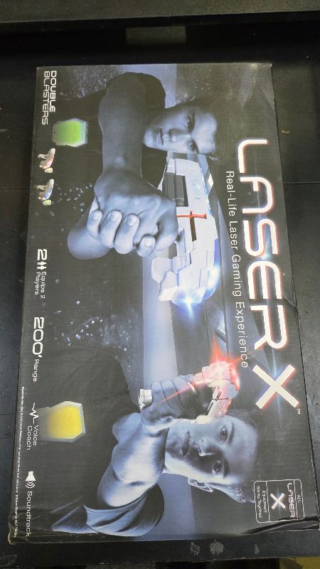Photo 1 of LASER X The Original Two Player Laser Tag Gaming Set, Blasters & Vest Sensors, Ages 6+