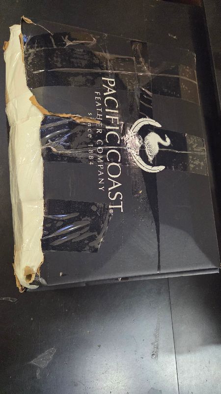 Photo 1 of Pacific Coast Goose Down Fiber Pillows, Bed Pillows for Back, Stomach and Side Sleepers, Luxury Hotel Pillow, Downproof, Medium, Standard Size Set of 2