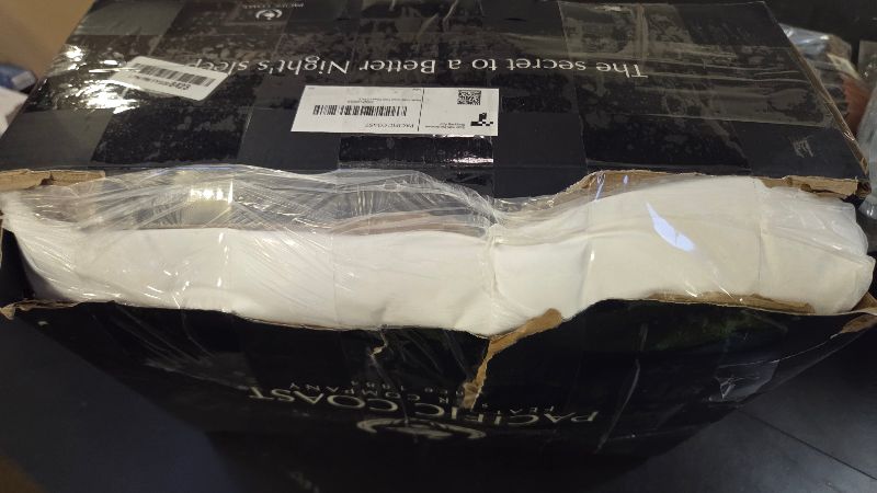 Photo 1 of Pacific Coast Goose Down Fiber Pillows, Bed Pillows for Back, Stomach and Side Sleepers, Luxury Hotel Pillow, Downproof, Medium, Standard Size Set of 2