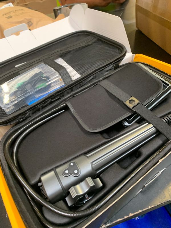 Photo 1 of DXZtoz Two-Way Articulating Borescope with Light, Video Industrial Endoscope Inspection Camera with 0.33in Articulated Scope for Engine Automotive Aircraft Mechanics- 5.5FT