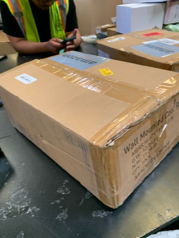 Photo 1 of Motorcycle Helmet Rack with 6 J-hooks& 6 Clip Hooks – Wall Mounted Helmet Holder Stand for 6 Helmets, Riding Suits & Accessories, Sturdy Construction Storage Organizer for Entryway or Garage