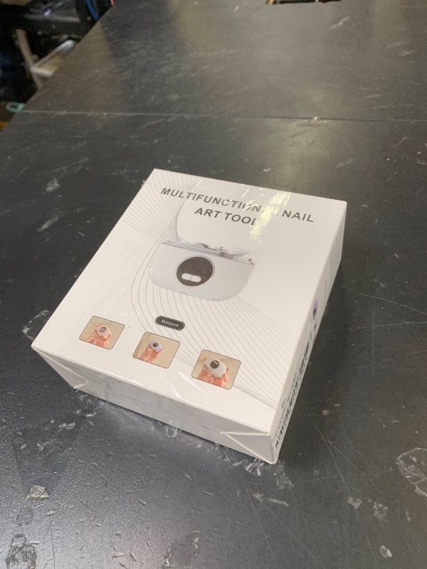 Photo 1 of 4-in-1 Electric Nail Clipper with LED Light & Nail File, Automatic 3 Speeds LCD Digital Display, Nail Clip Storage, USB Rechargeable Safety Fingernail Trimmer for Baby, Kids, Seniors (Black)