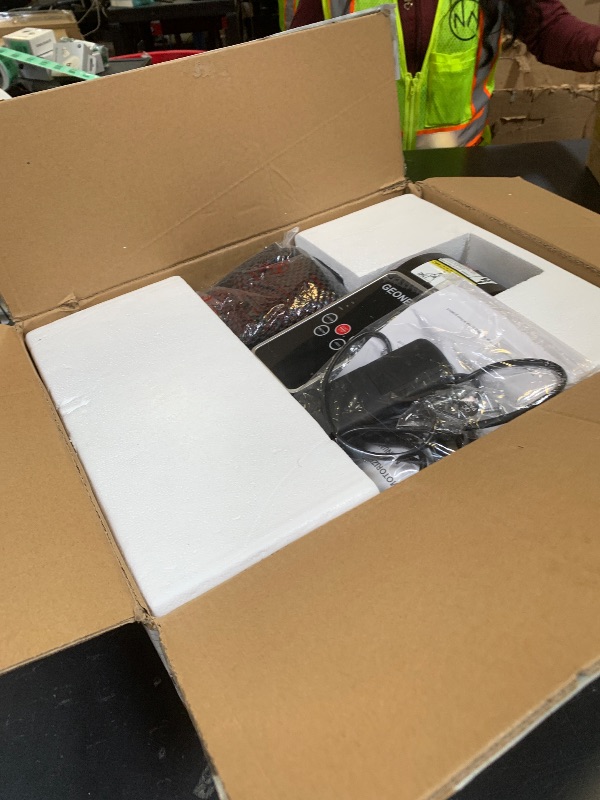 Photo 1 of Under Desk Elliptical Machine, Electric Elliptical Leg Exerciser for Senior, Quiet and Compact Electric Seated Pedal Exerciser for Home with Display Monitor, Remote Control and 12 Adjustable Speeds