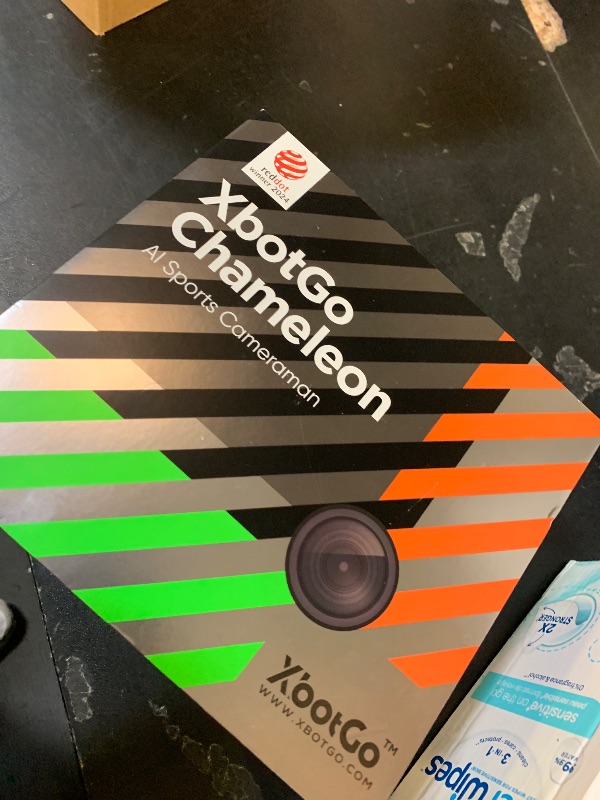 Photo 1 of XbotGo Chameleon AI Auto Sports Action Camera - 4K 60FPS Soccer Camera and Basketball Tracking Camera for Team Sports, Live Streaming, No Subscription, Works with iOS & Android (Lava Graphite)