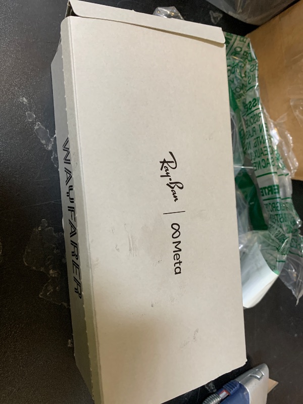 Photo 1 of Ray-Ban Meta (Gen 1), Wayfarer, Matte Black | Smart AI Glasses for Men, Women —12 MP Camera, Open-Ear Speakers for Audio, Video Recording and Bluetooth —Transitions® Green Lenses —Wearable Technology