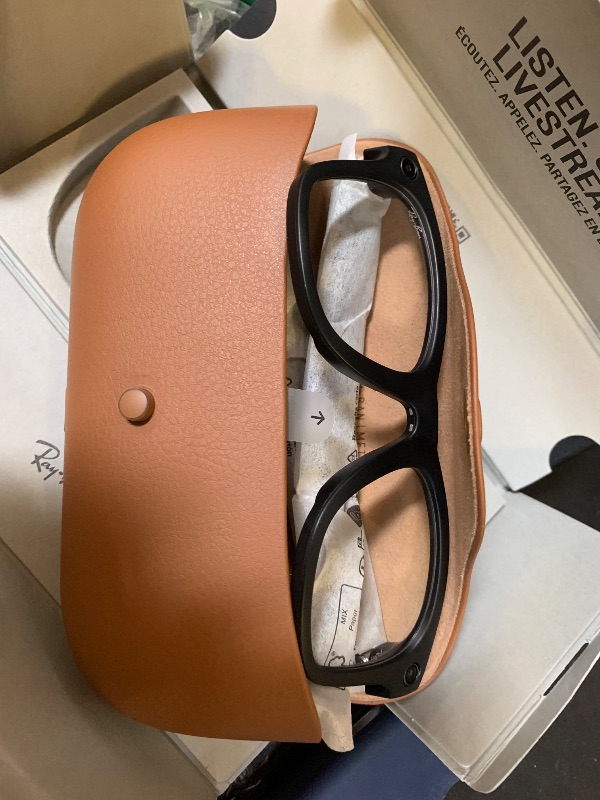 Photo 1 of Ray-Ban Meta (Gen 1), Wayfarer, Matte Black | Smart AI Glasses for Men, Women —12 MP Camera, Open-Ear Speakers for Audio, Video Recording and Bluetooth —Transitions® Green Lenses —Wearable Technology