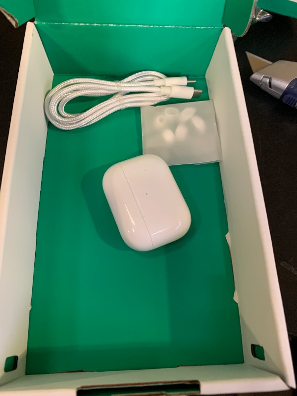 Photo 1 of Apple AirPods Pro (2nd Generation) with MagSafe Charging Case (USB-C) (Renewed Premium)