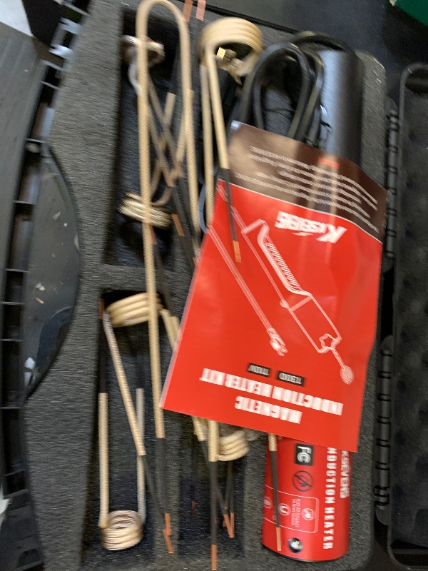 Photo 1 of Induction Heater Bolt 1300W 110V,Induction Bolt Heater Removal Tool Kit with 10 Coils for Rusty Screw Removing,Red