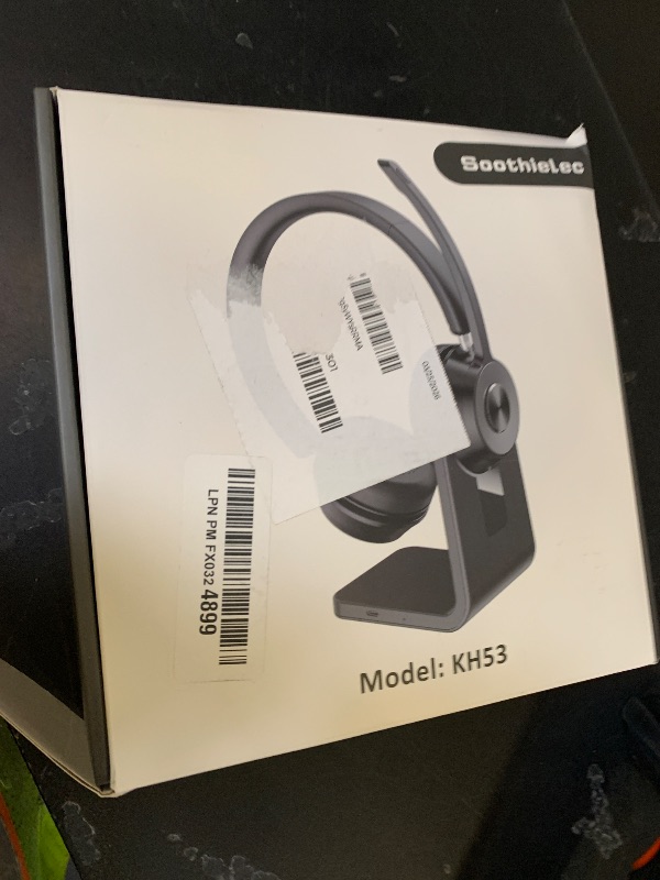 Photo 1 of (Upgraded Version) Wireless Headset, Bluetooth Headset with Noise Cancelling Microphone, Best Headphones with Mic Mute & USB Dongle for PC/Computer/Laptop/Cell Phones/Remote Work/Call Center