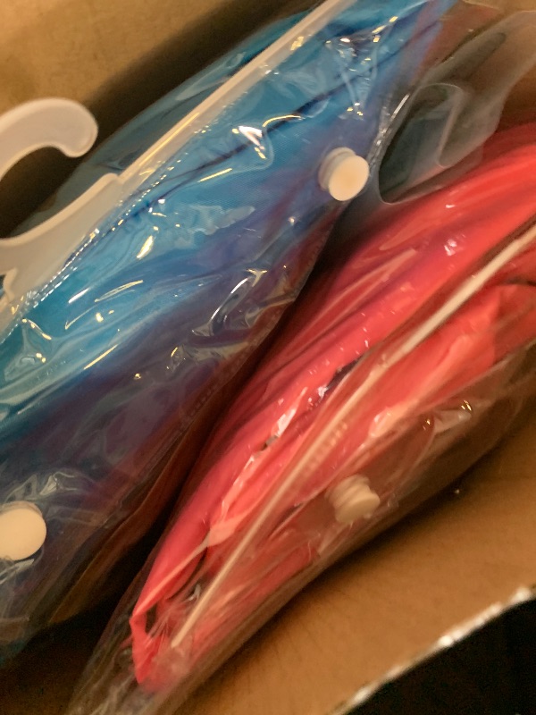 Photo 1 of Ramede 2 Pcs Giant Inflatable Baby Costume 96 Inch Gender Reveal Ideas Boy and Girl Blow Costume Outfit for Adult Baby Shower Gender Reveal Party Halloween Christmas Cosplay Supplies