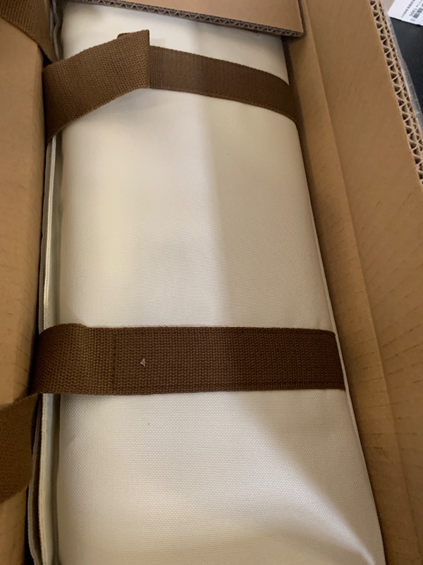 Photo 1 of Yellow Mountain Imports American Mahjong Set, "Ivory Stripes” - 166 Tiles with Beige Soft Case, Wooden Racks with Pushers, Scoring Coins, Dice, & Wind Indicator