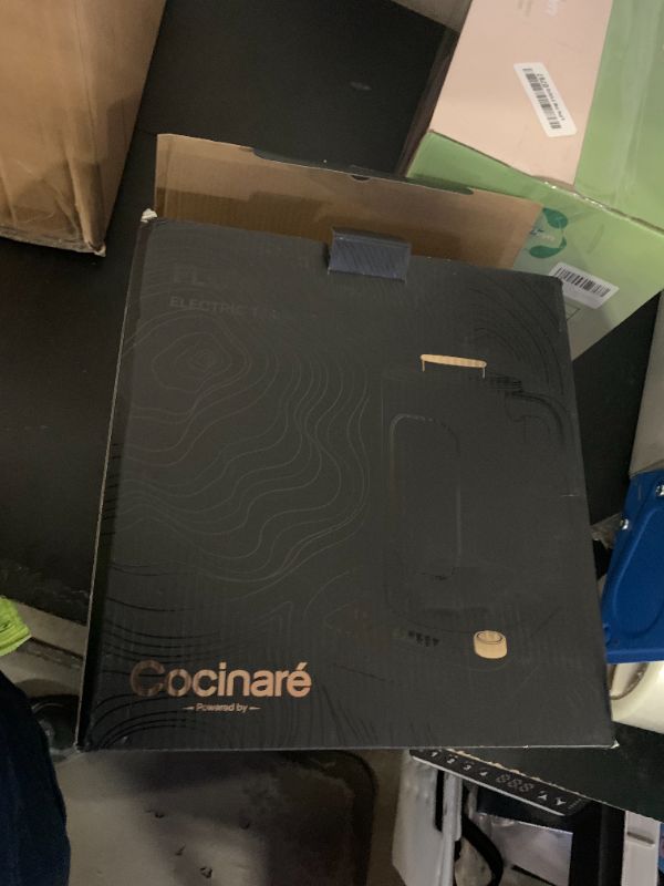 Photo 1 of Electric Tea Kettle, INTASTING Glass Electric Kettle with tea Infuser and Precise knob temperature control, 1200W Fast Heating, BPA-Free, Easy to Clean, 1 Liter (Dark Gray)