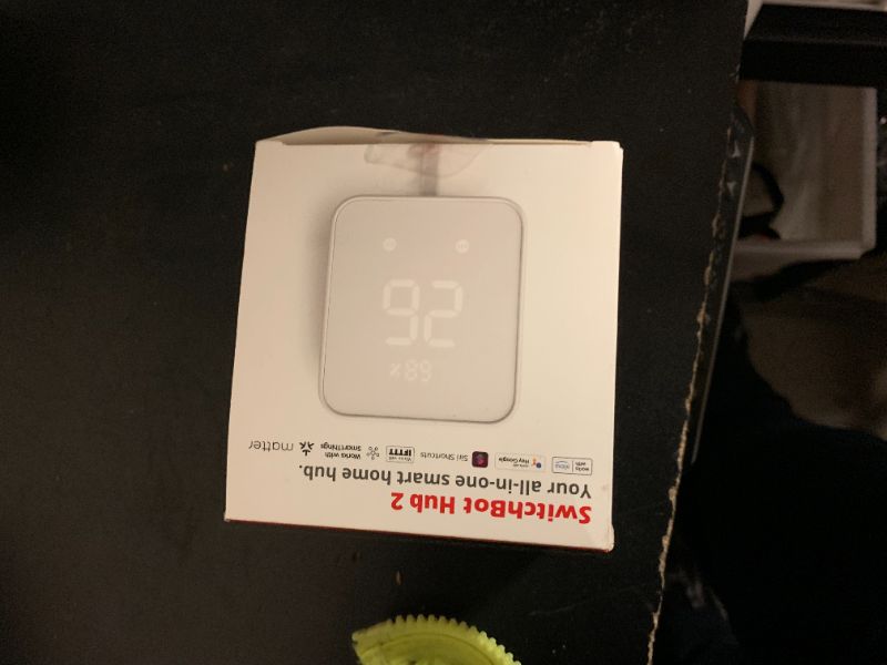 Photo 1 of SwitchBot Hub 2 (2nd Gen), work as a WiFi Thermometer Hygrometer, IR Remote Control, Smart Remote and Light Sensor, Link SwitchBot to Wi-Fi (Support 2.4GHz), Compatible with Alexa&Google Assistant