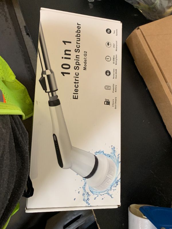 Photo 1 of electric spin scrubber 