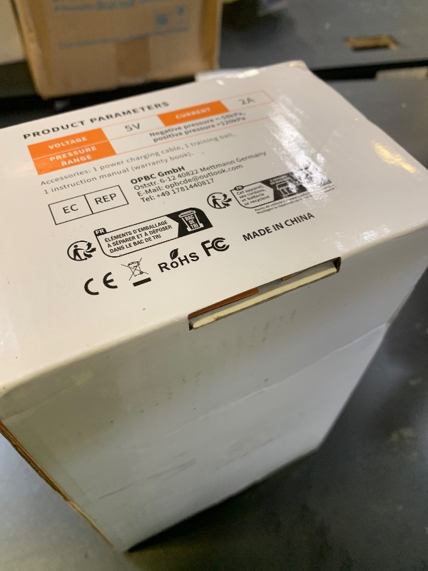 Photo 1 of JBMBHC Rehabilitation Robot Gloves, Finger Exerciser for Stroke Recovery Hand Glove Equipment Hand Function Rehabilitation (Orange Left Hand L)