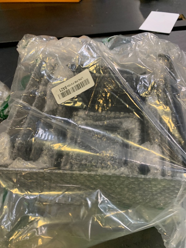 Photo 1 of Geelin 8 Pack Acrylic Buffet Risers - 3 to 10 Inch Decorative Cube Boxes, Display Stands with Hollow Bottoms for Food Jewelry Table Display Supplies(Black,Flat)