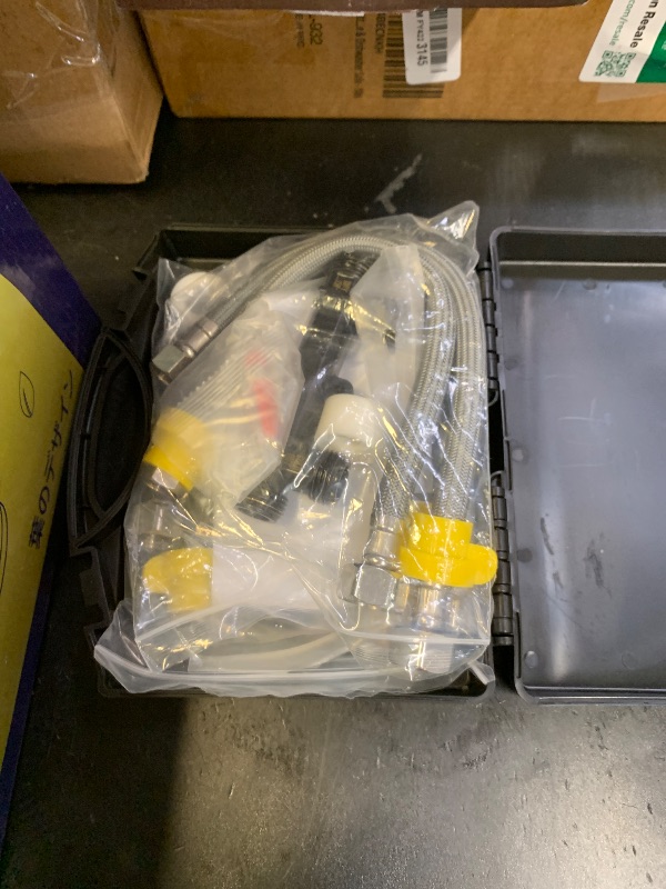 Photo 1 of Upgraded WP596816 Hot Water Recirculating Pump Sensor Valve Kit (2-Pack)– New Copper Finish,Fits watts 500800/500805&grundfos UP Comfort Systems.Includes 2 Brass Valves,4x12 Lines,4 Fittings