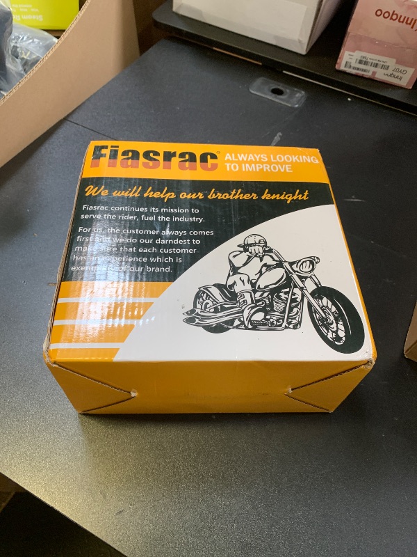 Photo 1 of High Flow Air Filter Intake Kit with Skull Design for Harley Dyna Softail Touring EVO Twin Cam (Black, Built-in Breather) 1993-2017