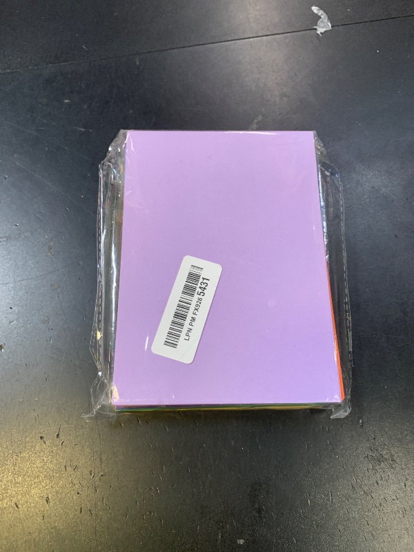 Photo 1 of 100 Pack Colorful Thick Paper Cardstock Blank Colored Cards Stock for Invitations, Greeting Cards Making, Postcards, Photos, 250GSM Thick Paper Colorful,5x7 Cardstock