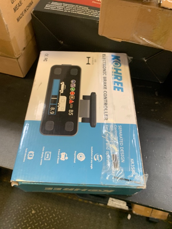 Photo 1 of Kohree Upgraded Trailer Brake Controller Kit, Split Design, LCD Screen, Smart Chip, Proportional Braking, Electric Brake Controller for Trailers with 1-4 Axles