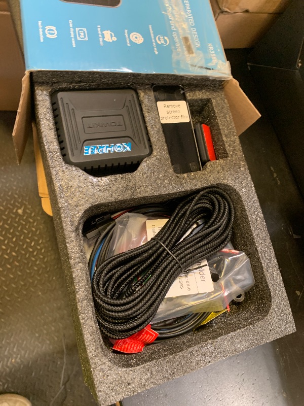 Photo 1 of Kohree Upgraded Trailer Brake Controller Kit, Split Design, LCD Screen, Smart Chip, Proportional Braking, Electric Brake Controller for Trailers with 1-4 Axles