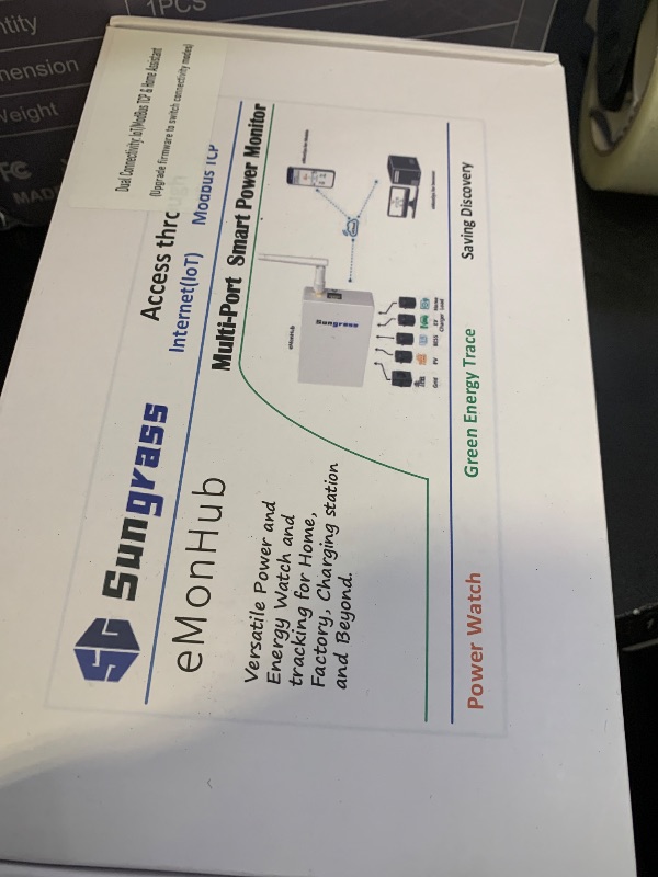 Photo 1 of Sungrass Home Energy Monitor for Home Assistant-Real Time Electricity Usage Monitor,Power Usage Meter, Historical Energy Tracking, Automation Module,Solar Self-Consumption Trace,Energy Usage Monitor