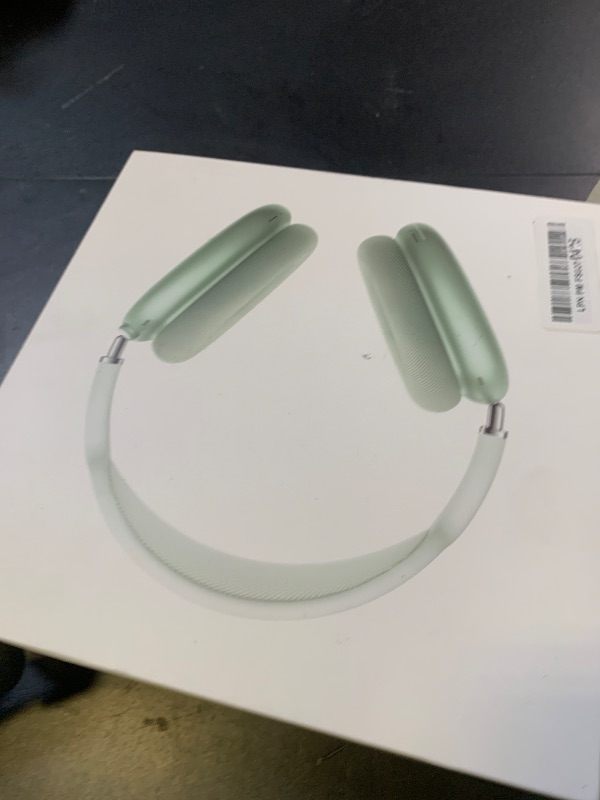 Photo 1 of Apple AirPods Max Wireless Over-Ear Headphones, Active Noise Cancelling, Transparency Mode, Personalized Spatial Audio, Dolby Atmos, Bluetooth Headphones for iPhone – Green