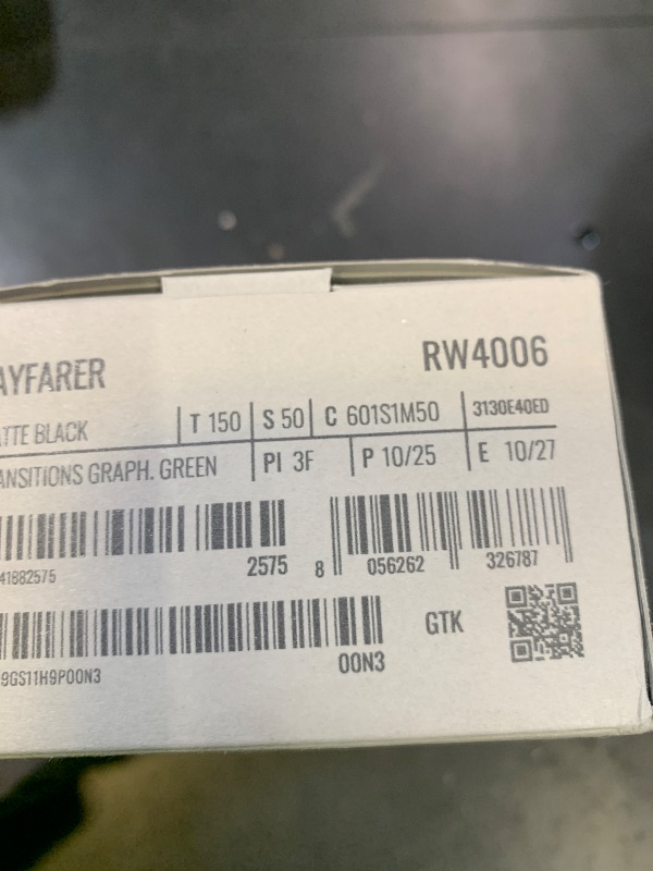 Photo 1 of Ray-Ban Meta (Gen 1), Wayfarer, Matte Black | Smart AI Glasses for Men, Women —12 MP Camera, Open-Ear Speakers for Audio, Video Recording and Bluetooth —Transitions® Green Lenses —Wearable Technology