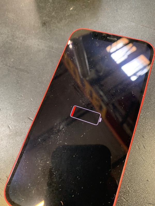 Photo 1 of Apple iPhone 12, 64GB, Product Red - Unlocked (Renewed)