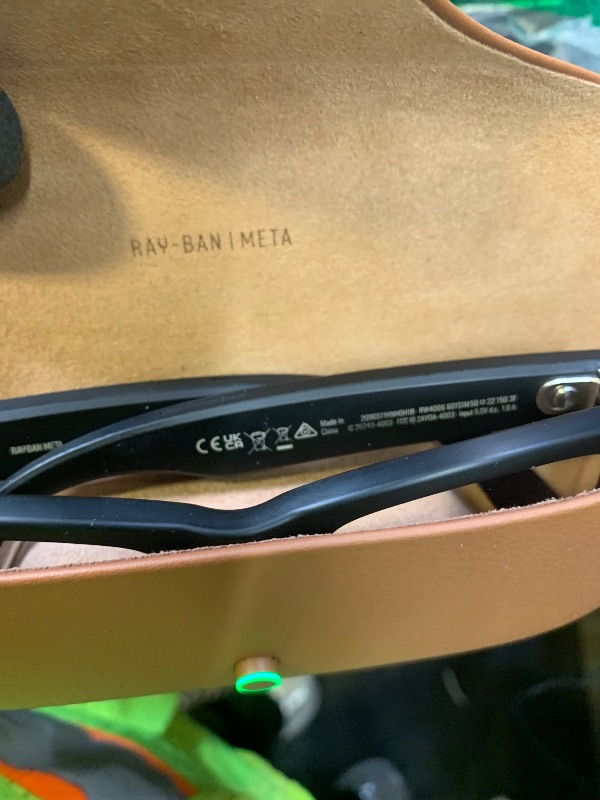 Photo 1 of Ray-Ban Meta (Gen 1), Wayfarer, Matte Black | Smart AI Glasses for Men, Women —12 MP Camera, Open-Ear Speakers for Audio, Video Recording and Bluetooth —Transitions® Green Lenses —Wearable Technology