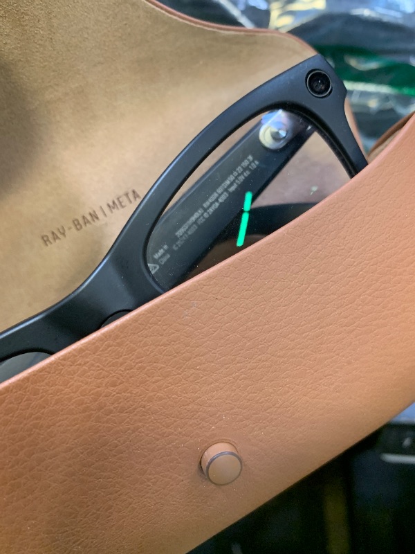 Photo 1 of Ray-Ban Meta (Gen 1), Wayfarer, Matte Black | Smart AI Glasses for Men, Women —12 MP Camera, Open-Ear Speakers for Audio, Video Recording and Bluetooth —Transitions® Green Lenses —Wearable Technology