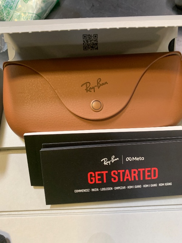 Photo 1 of Ray-Ban Meta (Gen 1), Wayfarer, Matte Black | Smart AI Glasses for Men, Women —12 MP Camera, Open-Ear Speakers for Audio, Video Recording and Bluetooth —Transitions® Green Lenses —Wearable Technology