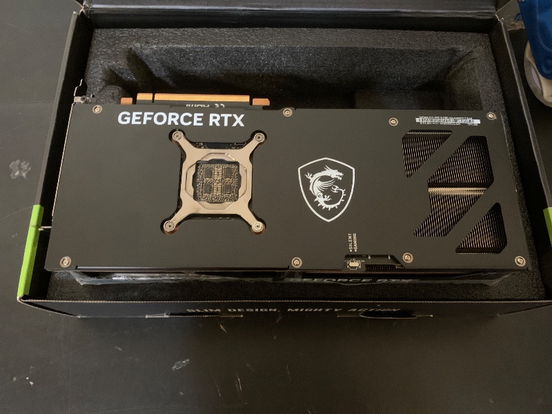Photo 1 of MSI GeForce RTX 4080 Super 16G Gaming X Slim