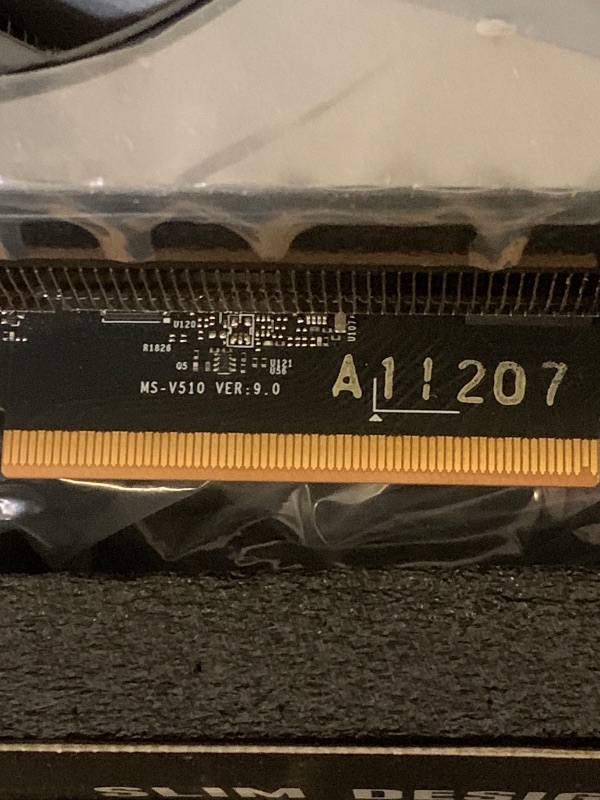 Photo 1 of MSI GeForce RTX 4080 Super 16G Gaming X Slim