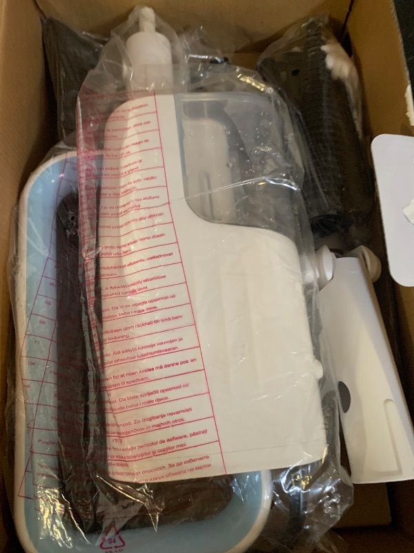 Photo 1 of Steam Cleaner, 6 in1 Rotated Steam Mop Cleaner with 2 Modes, 2 Microfiber Pads, 400ML Removable Tank, 23FT Power Cable, Detachable Steam Mops for Floor, Laminate Floor, Tiles Cleaning (Azure)