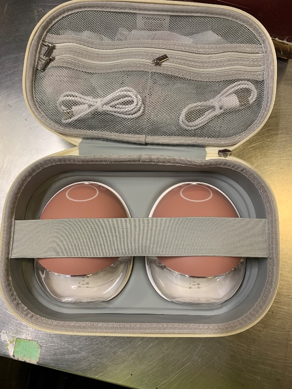 Photo 1 of Momcozy Wearable Breast Pump, Hands Free Upgraded Mobile Flow | M9, App Discreet Control with Personalized Multi-Modes & 15 Levels, Wearable Breast Pump 24mm, 2 Pack Cozy Red