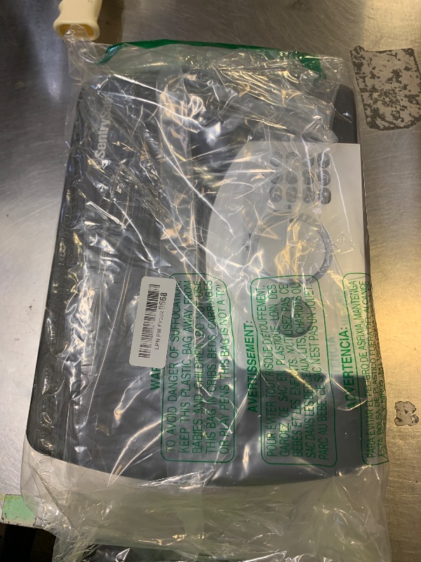 Photo 1 of SentrySafe Portable Black Safe Box with Digital Keypad Lock, Small Steel Travel Safe with Carrying Handle for Money, Passport, 0.21 Cubic Feet, 4.4 x 13 x 10 Inches, P021E