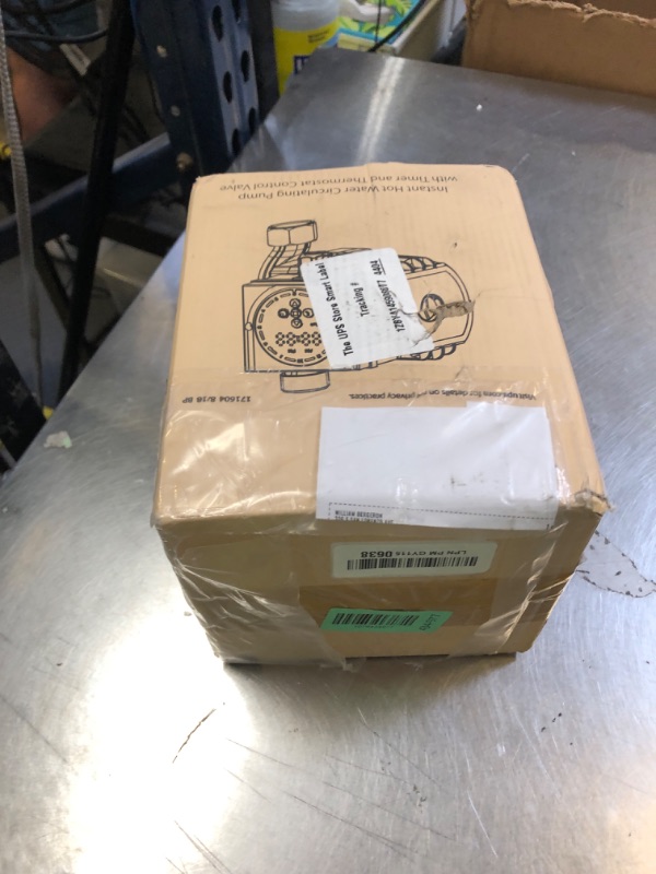 Photo 1 of PROZRTED NSF certified Instant Hot Water Recirculating Pump with Built-in Digital Timer and Adjustable Thermostat Control Valve for Tank Water Heater(From 68°F to 118°F),10 ft Cord, 2 Supply Lines