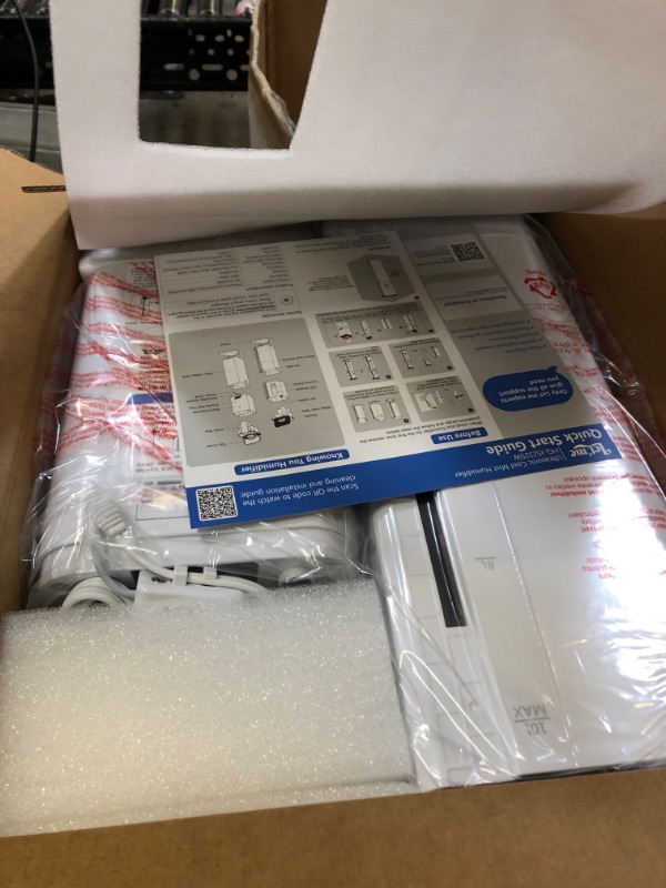 Photo 1 of 2.64Gal Humidifiers for Bedroom Large Room, Warm and Cool Mist up to 500ft², Top Fill Diffuser Ambient Light, 3 Mist Modes, 24H Timer,35dB Quiet Humidifier for Home Office Plant