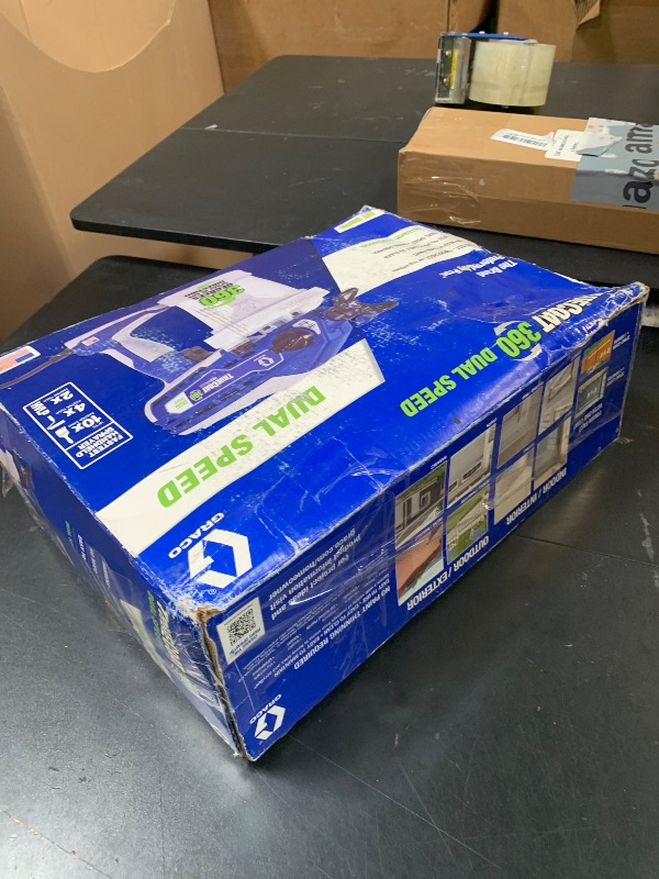 Photo 1 of Graco 26D281 TrueCoat 360 Dual Speed Paint Sprayer, Blue/White