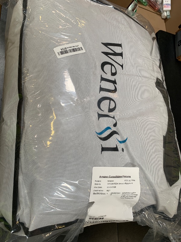 Photo 1 of WENERSI Feather Down Fiber Comforter Full/Queen Size,Hotel Style Bedding Comforter,750+ Fill Power,1200TC,100% Organic Cotton Fabric,All Season Grey Duvet Insert with 8 Corner Tabs