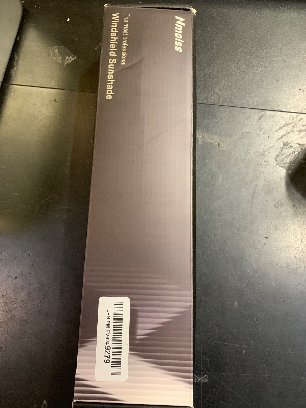 Photo 1 of [Upgraded] Nmoiss Windshield Sun Shade Umbrella - [Vinyl Coating Heat Shield] Protect Car from Sun Rays & Heat Damage Keep Cool and Protect Interior, Spring Structure Edge Medium 56" L x 31" W