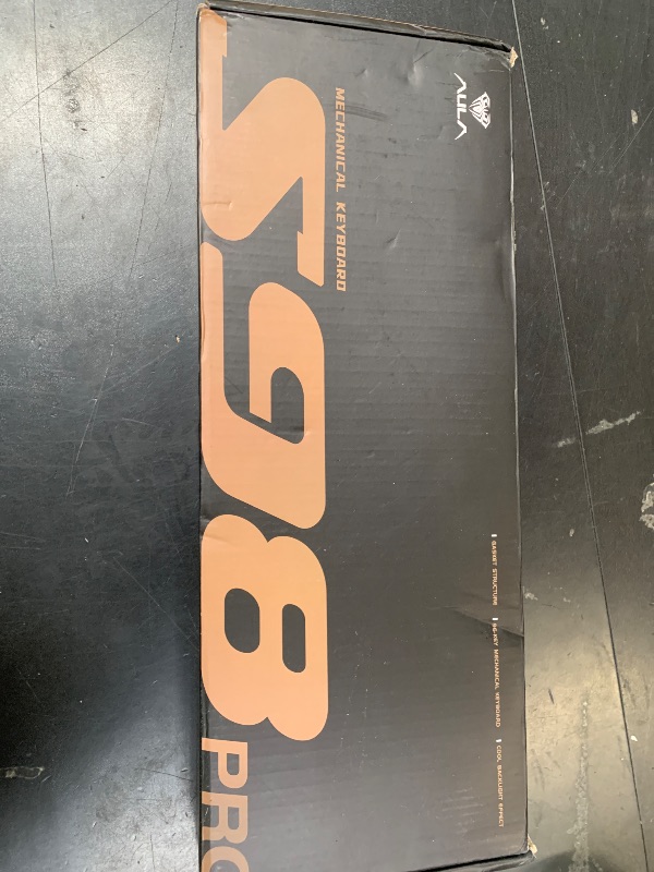 Photo 1 of AULA S98 Pro Wireless Mechanical Keyboard with Screen & Knob,2.4GHz/USB-C/BT5.0 Hot Swappable Pink Creamy Keyboard,Pre-lubed Linear Switches,Side Printed PBT Keycaps,RGB Backlit Gaming Keyboards