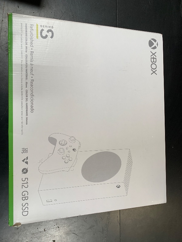 Photo 1 of Xbox Series S - All Digital Gaming Console - 512GB SSD - Includes Wireless Controller - 120FPS (Renewed Premium)