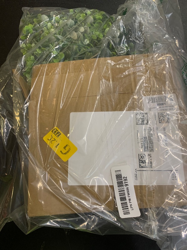 Photo 1 of Sggvecsy Artificial Eucalyptus Garland 4 Pack Fake Eucalyptus Greenery Garland Faux Hanging Plants Artificial Vines, 5.6 Feet/Strand for Wedding Backdrop Arch Wall Table Party Outdoor Festival Decor